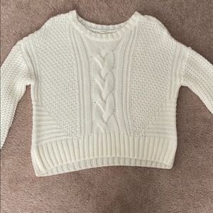 Garage Cream Knit Sweater